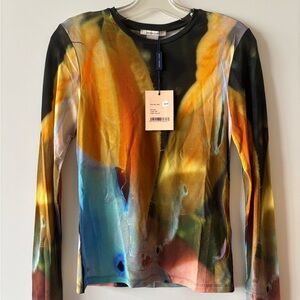 Paloma Wool Multicolor Abstract Long Sleeve Top